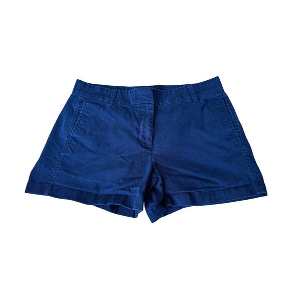 J. CREW Navy Blue Chino,, size women's 8;  Classic, Preppy - Picture 1 of 6